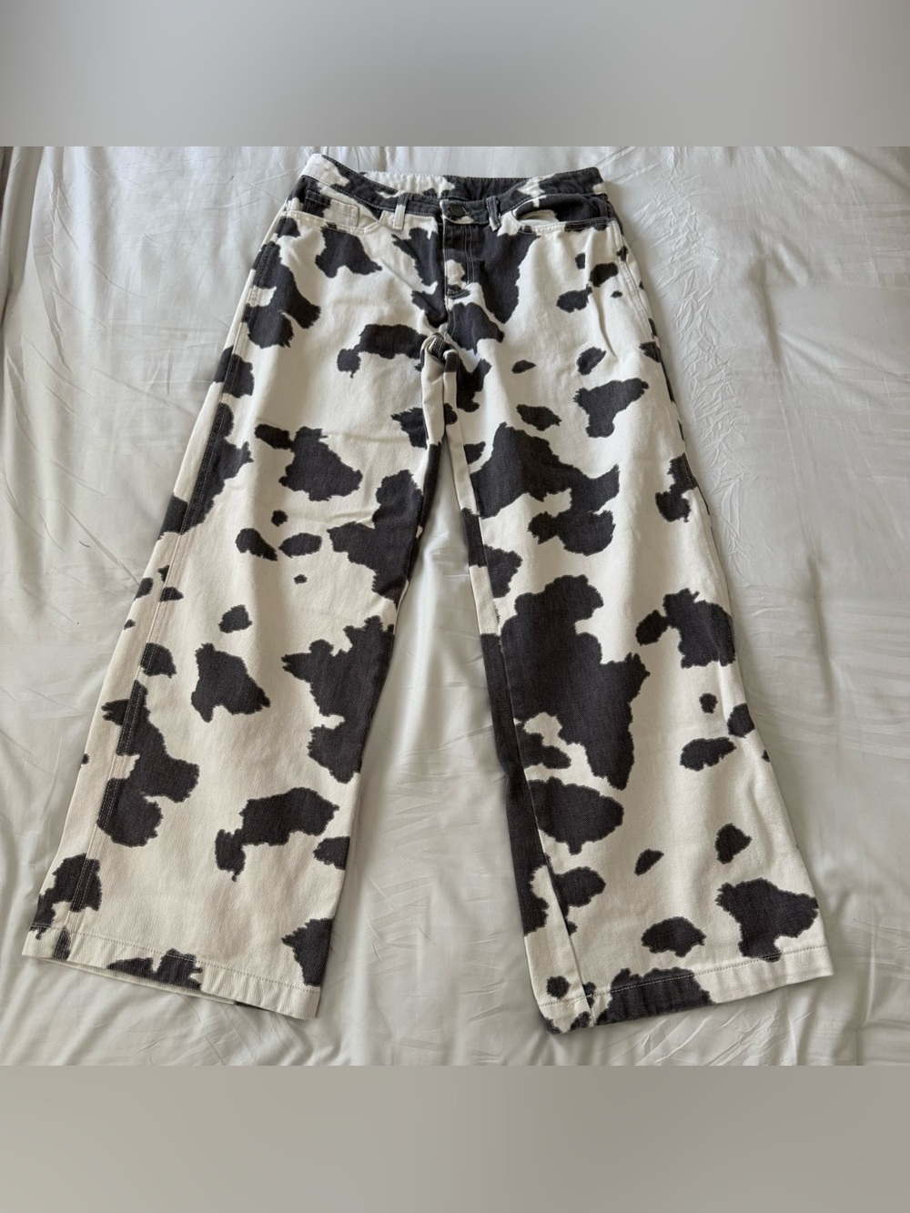 wild fable Cow Print Wide Leg pants size S - Picture 1 of 6